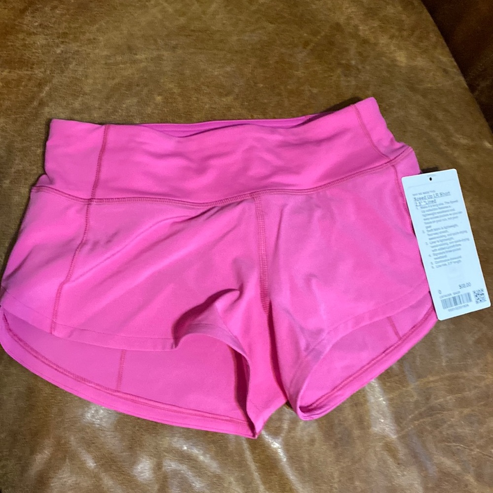 LWT, Lululemon Speed-up shorts, Size 0